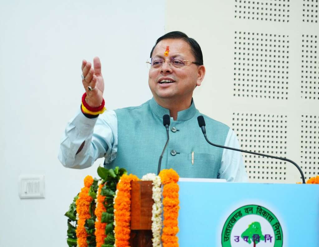 उत्तराखंड के मुख्यमंत्री पुष्कर सिंह धामी