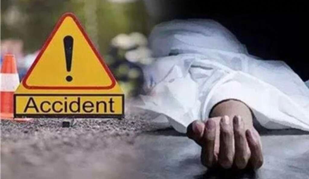 सड़क दुर्घटना का प्रतीकात्मक दृश्य