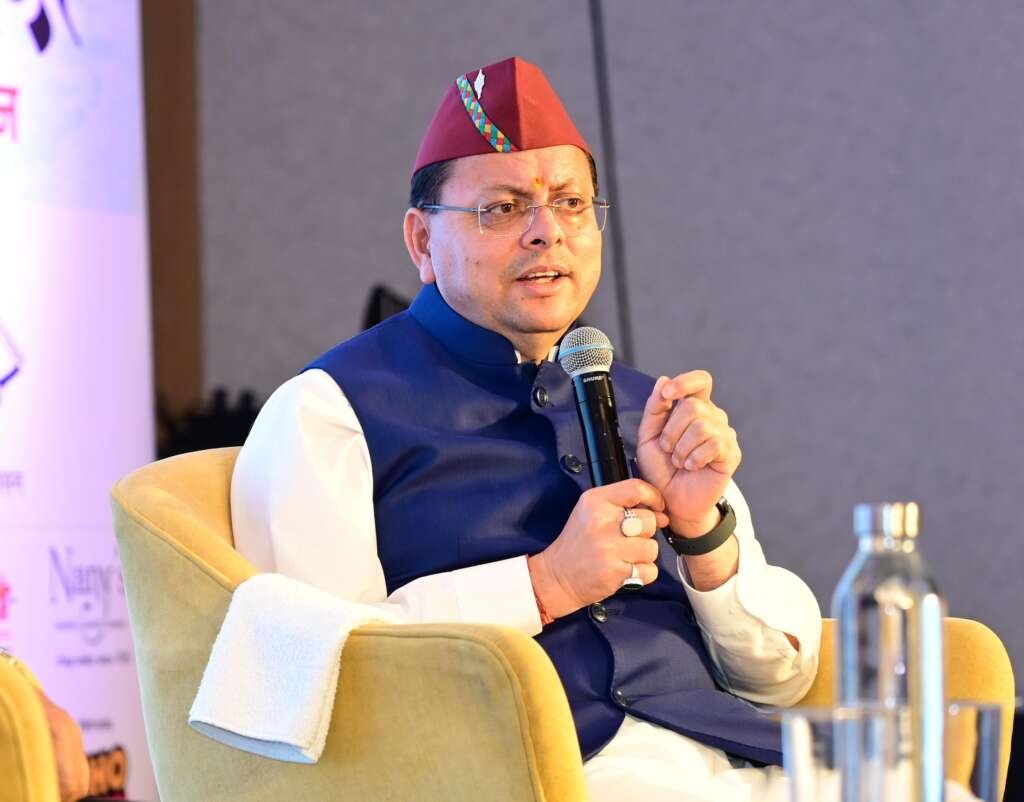 मुख्यमंत्री पुष्कर सिंह धामी की फाइल फोटो, राज्य में विकास योजनाओं की स्वीकृति से जुड़ी खबर।