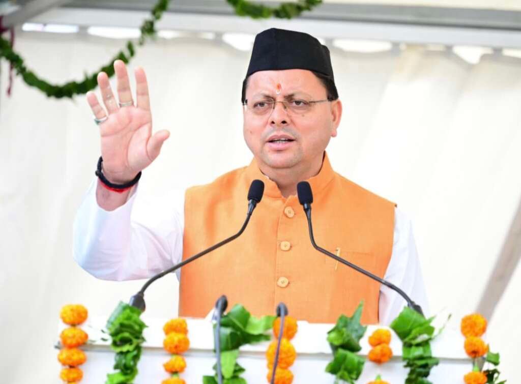 मुख्यमंत्री पुष्कर सिंह धामी का फाइल फोटो