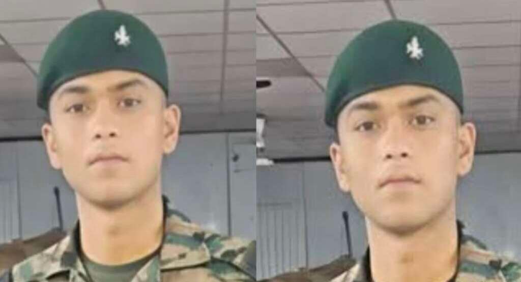 टिहरी निवासी शहीद अग्निवीर रोहित सिंह की फाइल फोटो।