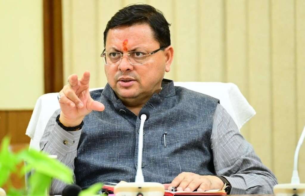 मुख्यमंत्री पुष्कर सिंह धामी।