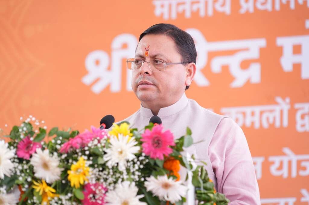 मुख्यमंत्री पुष्कर सिंह धामी।