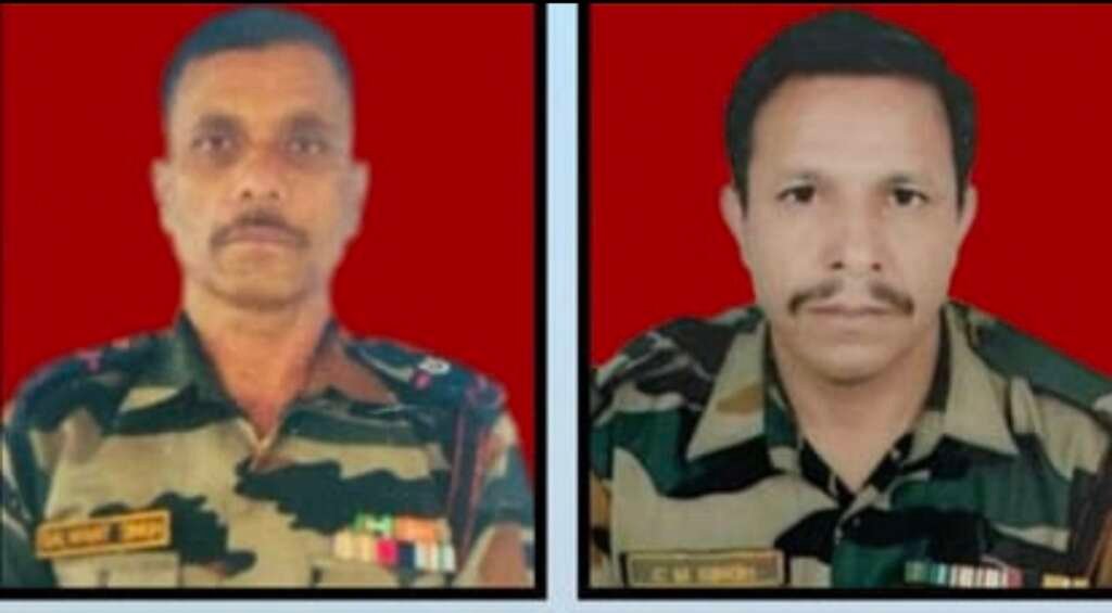 मणिपुर हमले में शहीद हुए उत्तराखंड के दोनों जवानों की फाइल फोटो।