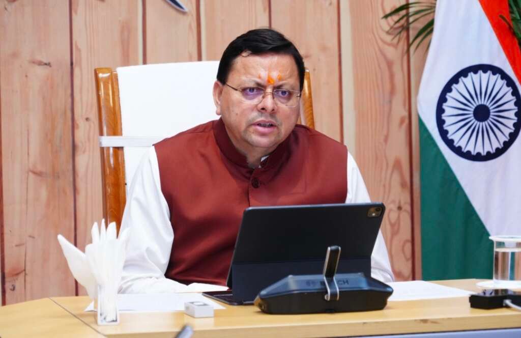 विकास परियोजनाओं के लिए ₹4 करोड़ की वित्तीय स्वीकृति देने वाले मुख्यमंत्री पुष्कर सिंह धामी। (फाइल फोटो)