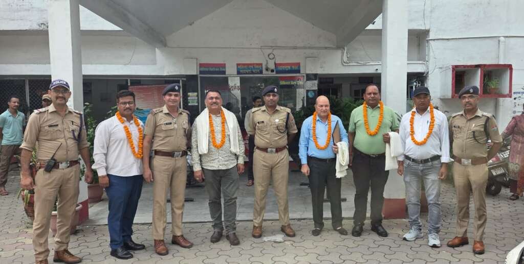 नैनीताल पुलिस के पांच सेवानिवृत्त कर्मियों का सम्मान
