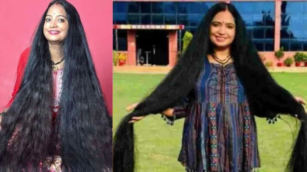 हल्द्वानी की रेणु धरियाल अपने विश्व रिकॉर्ड वाले लंबे बालों के साथ