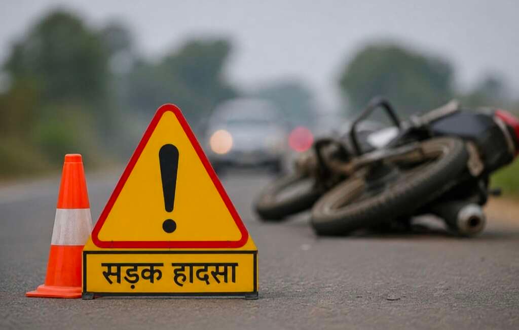 रुड़की में कांवड़ यात्रा के दौरान सड़क हादसे की प्रतीकात्मक तस्वीर
