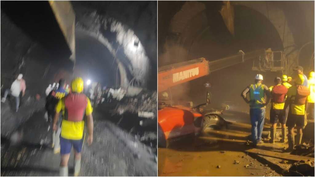 चमोली पीपलकोटी THDC टनल हादसे के बाद राहत एवं बचाव अभियान में जुटी रेस्क्यू टीमें