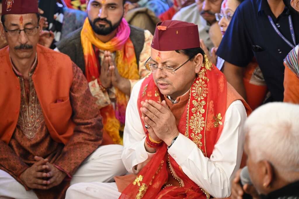 नैनीताल नंदा-सुनंदा महोत्सव में मुख्यमंत्री पुष्कर सिंह धामी