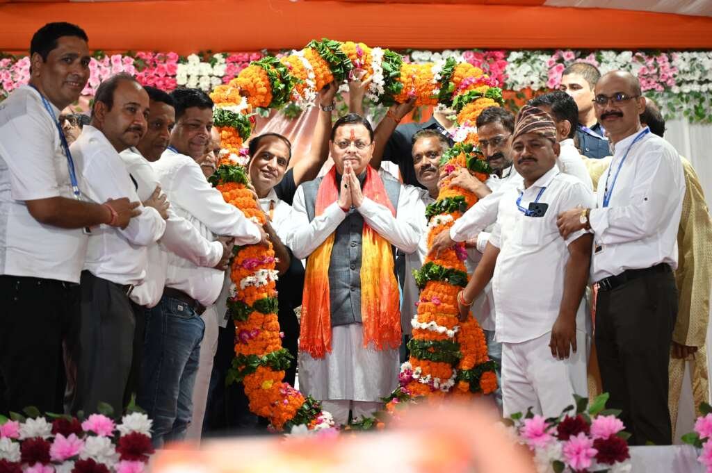 टनकपुर दशहरा महोत्सव में मुख्यमंत्री पुष्कर सिंह धामी