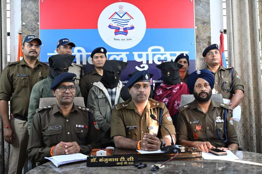 रामनगर में नवविवाहिता की मौत के मामले में गिरफ्तार चार आरोपी